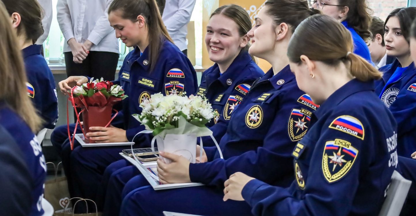 Прошло торжественное собрание, посвящённое 25‑летию Всероссийского студенческого корпуса спасателей (ВСКС)